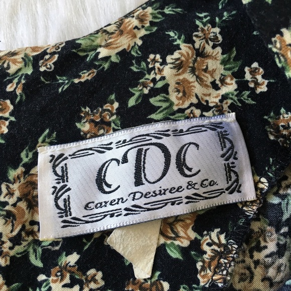 Caren Desiree & Co Vintage Floral A-Line Dress - Picture 4 of 6